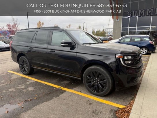 2025 Ford Expedition Platinum Max | Stealth Appearance Package | Panoramic Sunroof Black