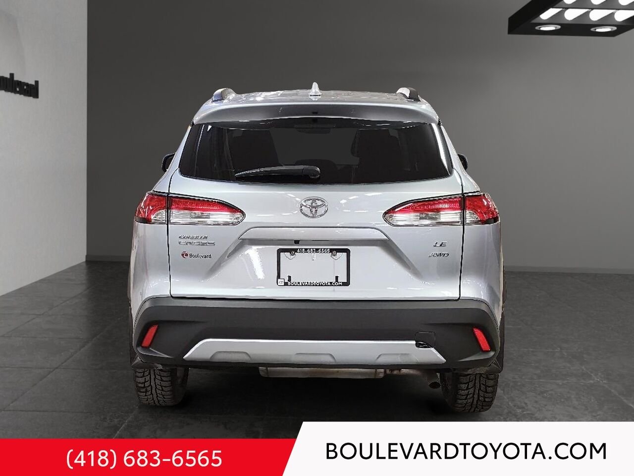 2023 Toyota Corolla Cross 100755A-94 | LE, AWD Silver Québec - photo #3