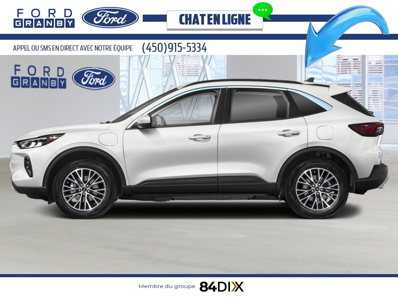 Ford Escape 2025 Noir agate métallisé Granby - photo #1