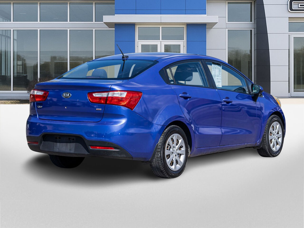 Kia Rio Berline 4 portes, boîte automatique, LX+ 2013 Bleu Châteauguay - photo #4