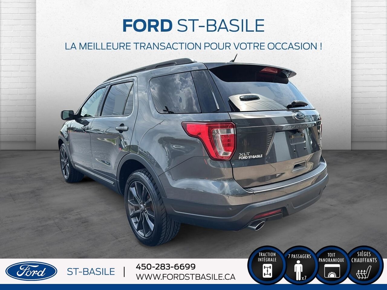 Ford EXPLORER 2019 gray Saint-Basile-le-Grand - photo #4