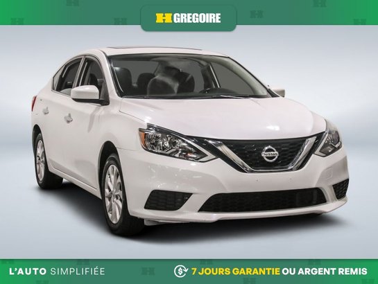 2019 Nissan Sentra SV AUTO AC TOIT MAGS CAM RECUL BLEUTOOTH White