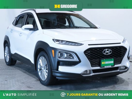 2021 Hyundai Kona Preferred AUTO AC GR ELEC MAGS CAM RECULE BLUETOOT White