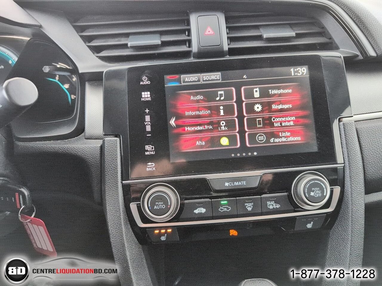 2016 Honda Civic Berline LX 4 portes CVT | BD0437 Black Granby - photo #18