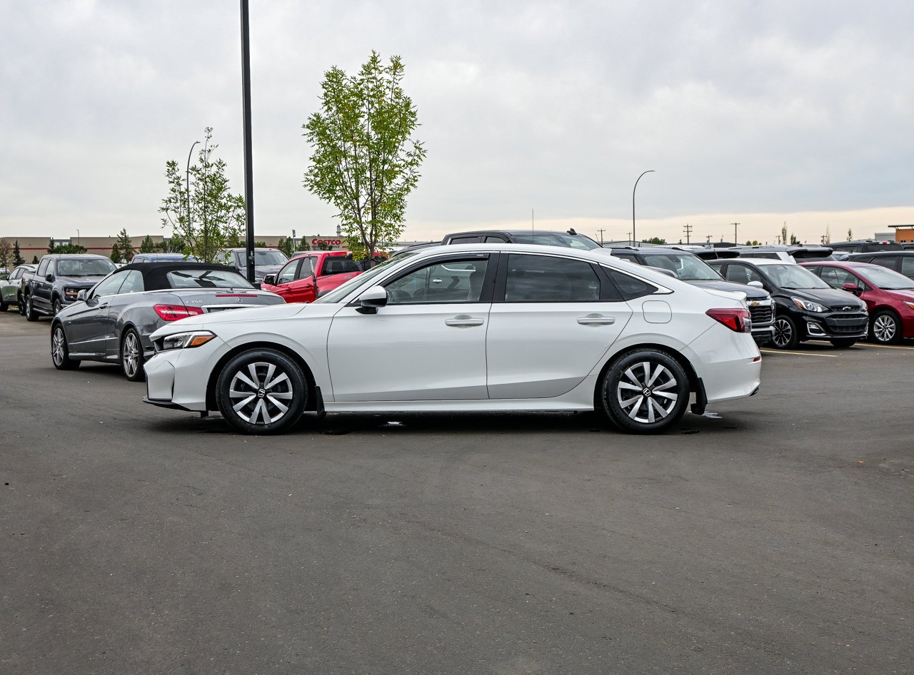 2025 Honda Civic Sedan LX CVT White Sherwood Park - photo #9