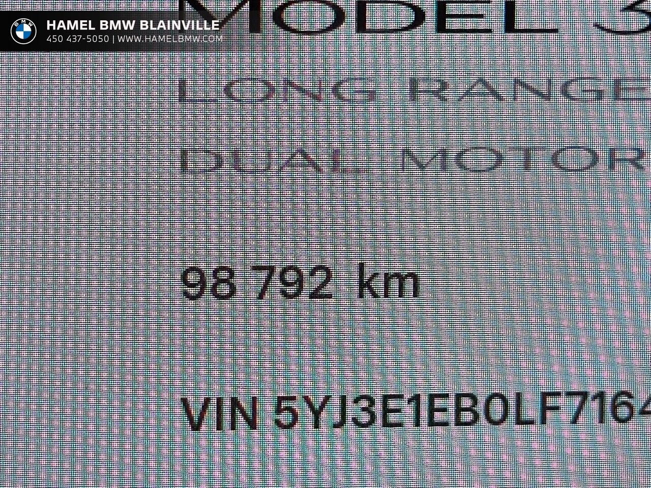 Tesla Model 3 Longue autonomie TI 2020 Blanc Blainville - photo #11