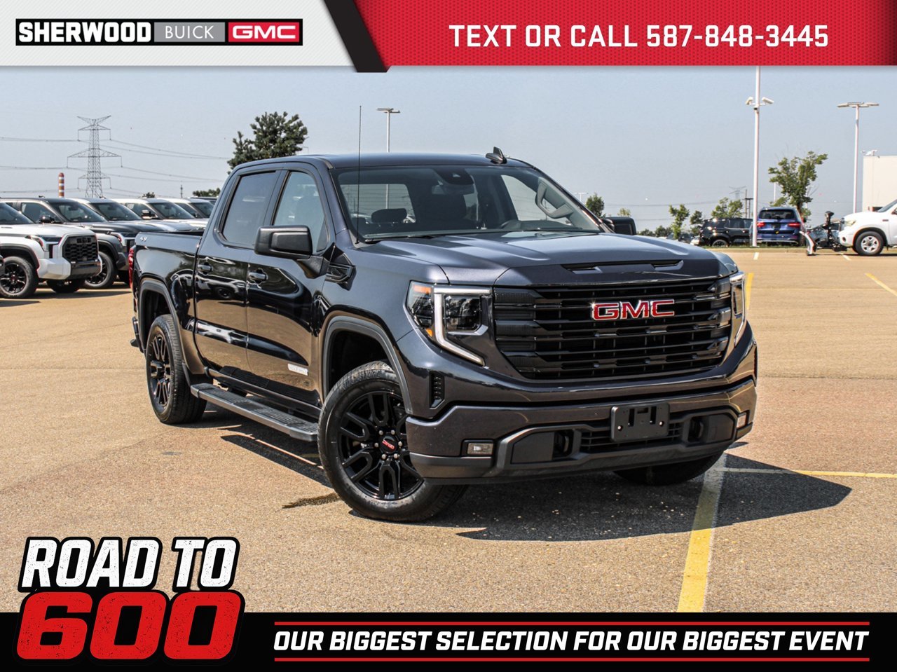 2024 GMC Sierra 1500 4WD Crew Cab 147 Elevation Black Sherwood Park - photo #0