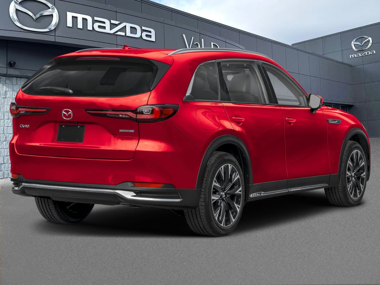 Mazda CX-90 hybride rechargeable GT, hybride léger 48 V, 6 cyl. turbo 3,3 L, 280 ch, i-ACTIV AWD, sièges avant ventilés, sièges 2026 Rouge Val-David - photo #2