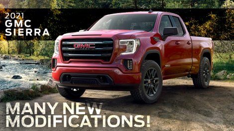 Numerous modifications for the 2021 GMC Sierra