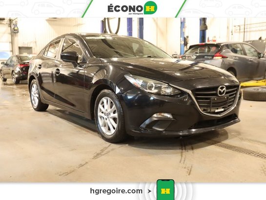 2016 Mazda 3 GS AUTO A/C GR ELECT MAGS CAM RECUL BLUETOOTH Black