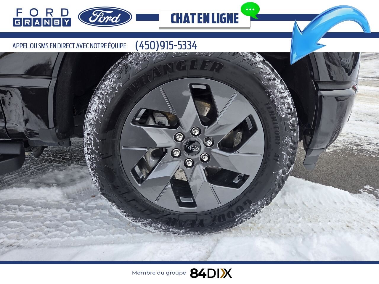 2023 Ford F-150 Lightning Black Granby - photo #26