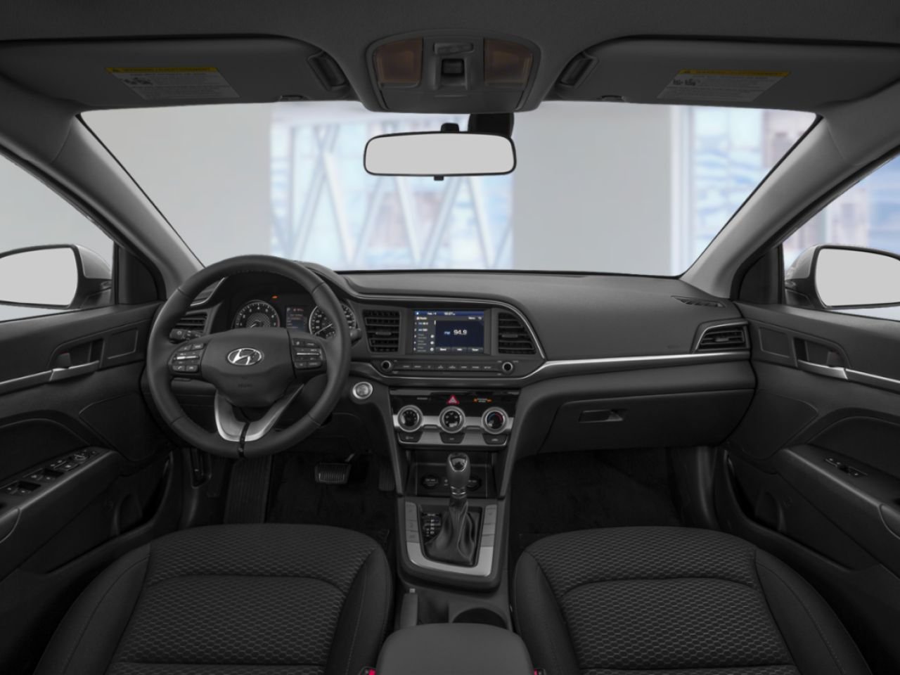 2019 HYUNDAI Elantra Preferred BA avec ensemble Soleil et sécurité Platinum Silver Gatineau - photo #9