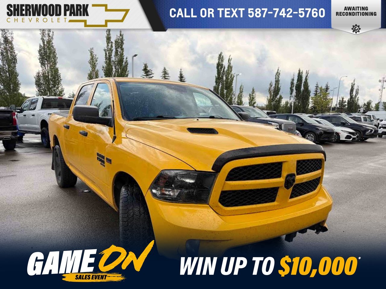 2019 Ram 1500 Classic ST 4x4 Crew Cab 5'7 Box Construction Yellow Sherwood Park - photo #0