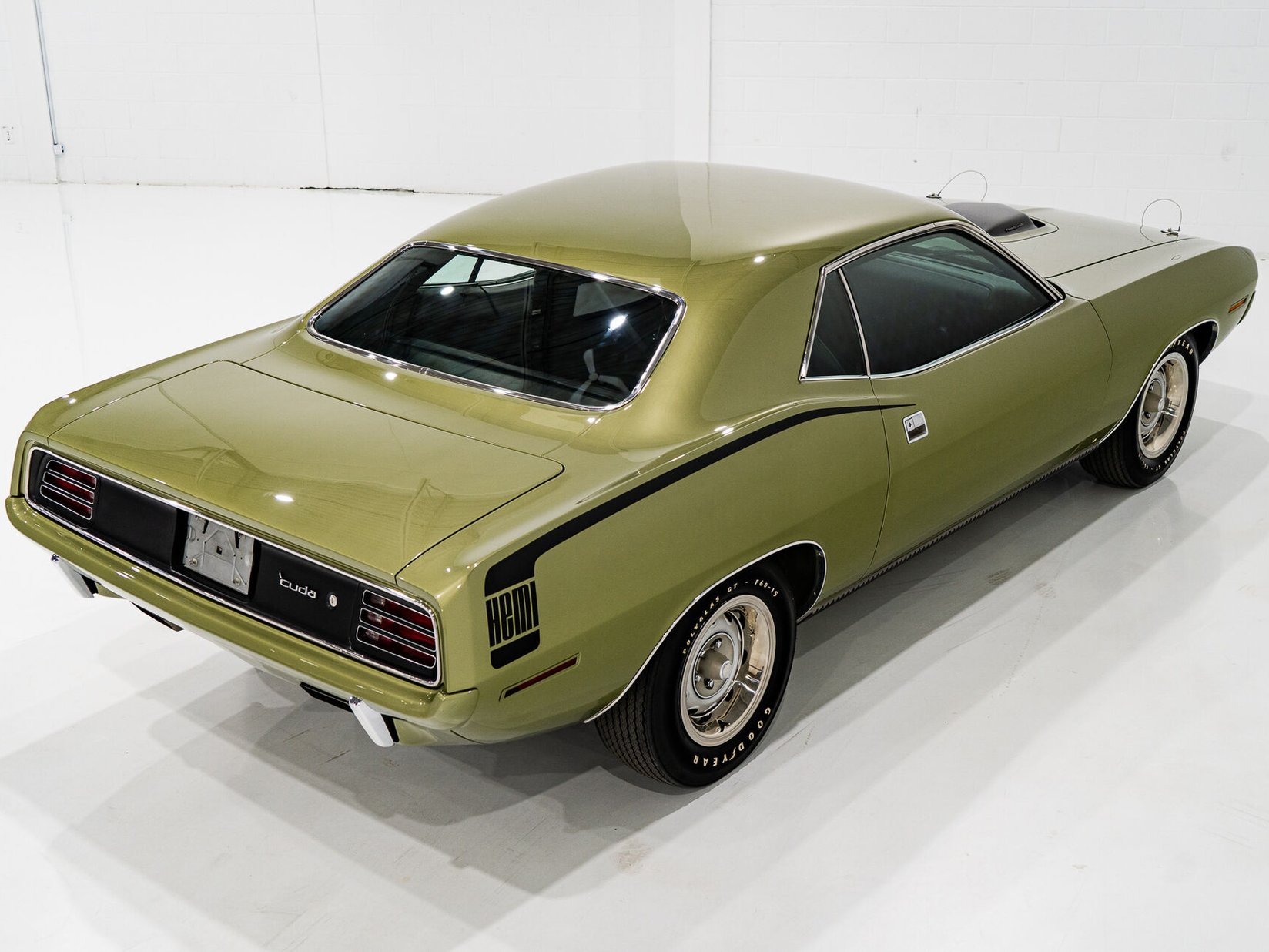 Plymouth HEMI Cuda 1970 Vert Saint-Eustache - photo #25