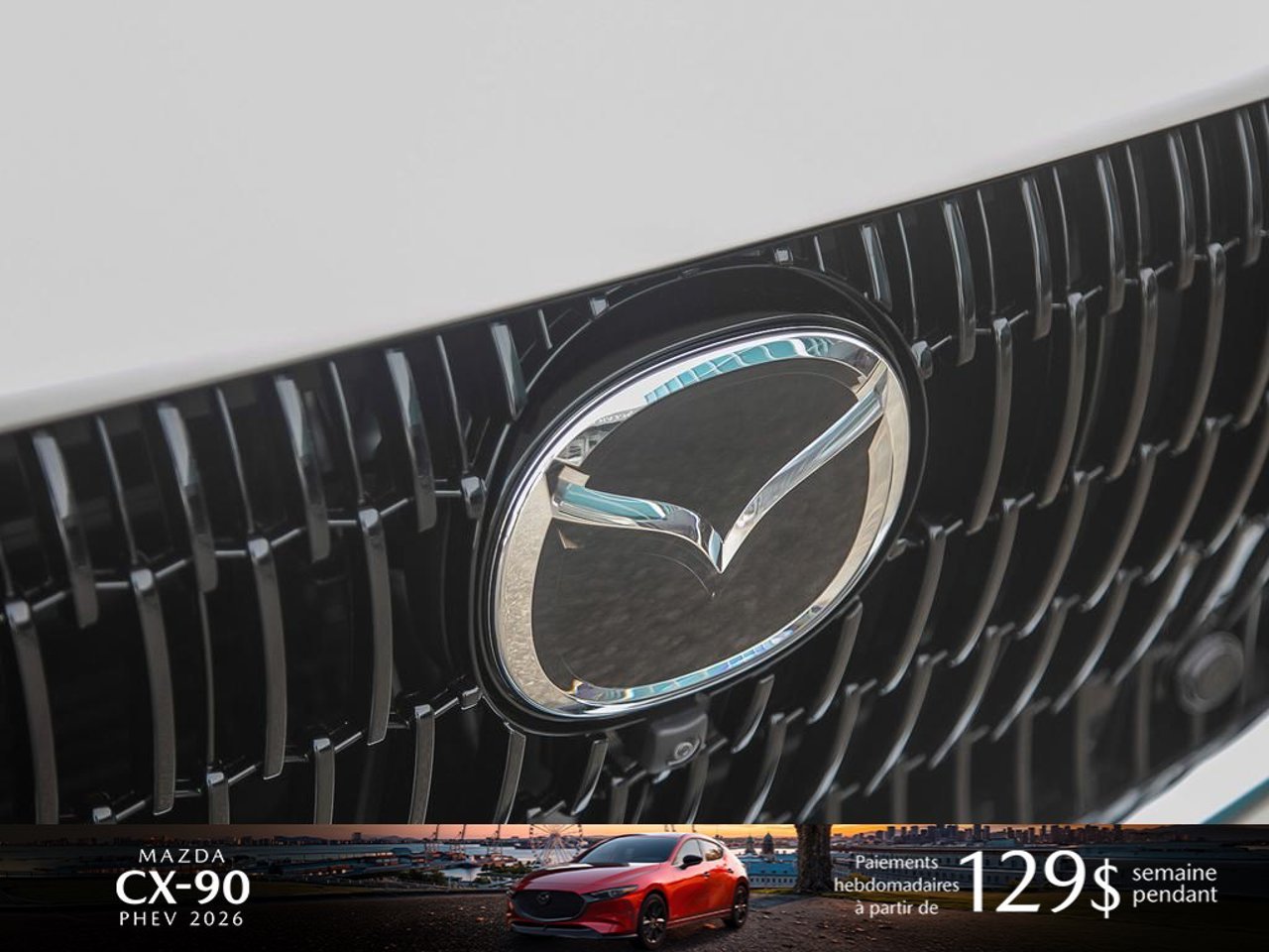 Mazda CX-90 hybride rechargeable JM3KKDHA3T1388919 2026 Blanc rhodium métallisé Mirabel - photo #6