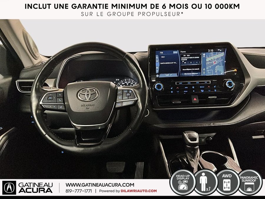 Toyota Highlander Platinum AWD 2021 Argent