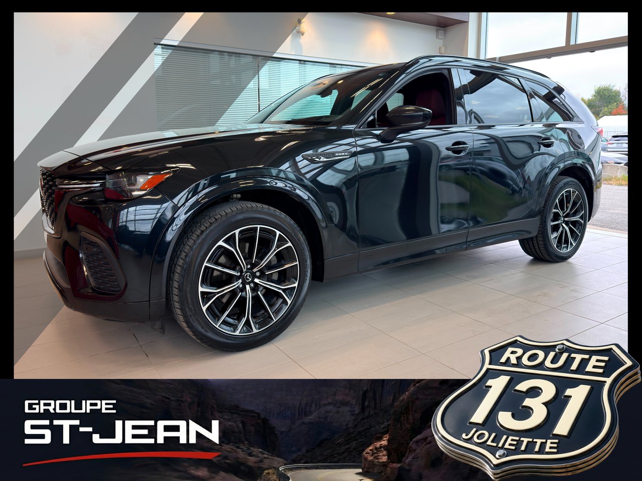 Mazda CX-70 hybride rechargeable 2025 Noir Notre-Dame-des-Prairies - photo #0