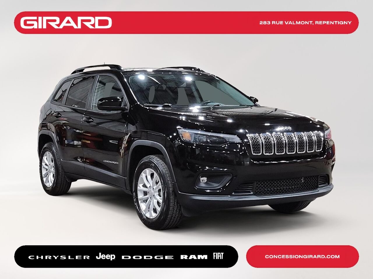 2022 JEEP CHEROKEE Black Repentigny - photo #2