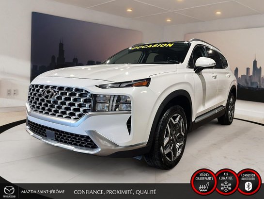 Hyundai Santa Fe Hybrid Preferred Trend hybride | TOIT PANORAMIQUE | CUIR | AWD 2022 Blanc