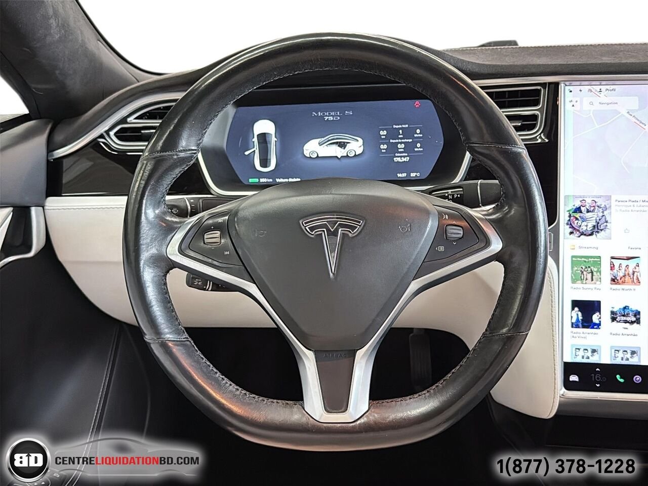 2017 Tesla Model S 75D DUAL MOTOR | BD0355 White Granby - photo #18