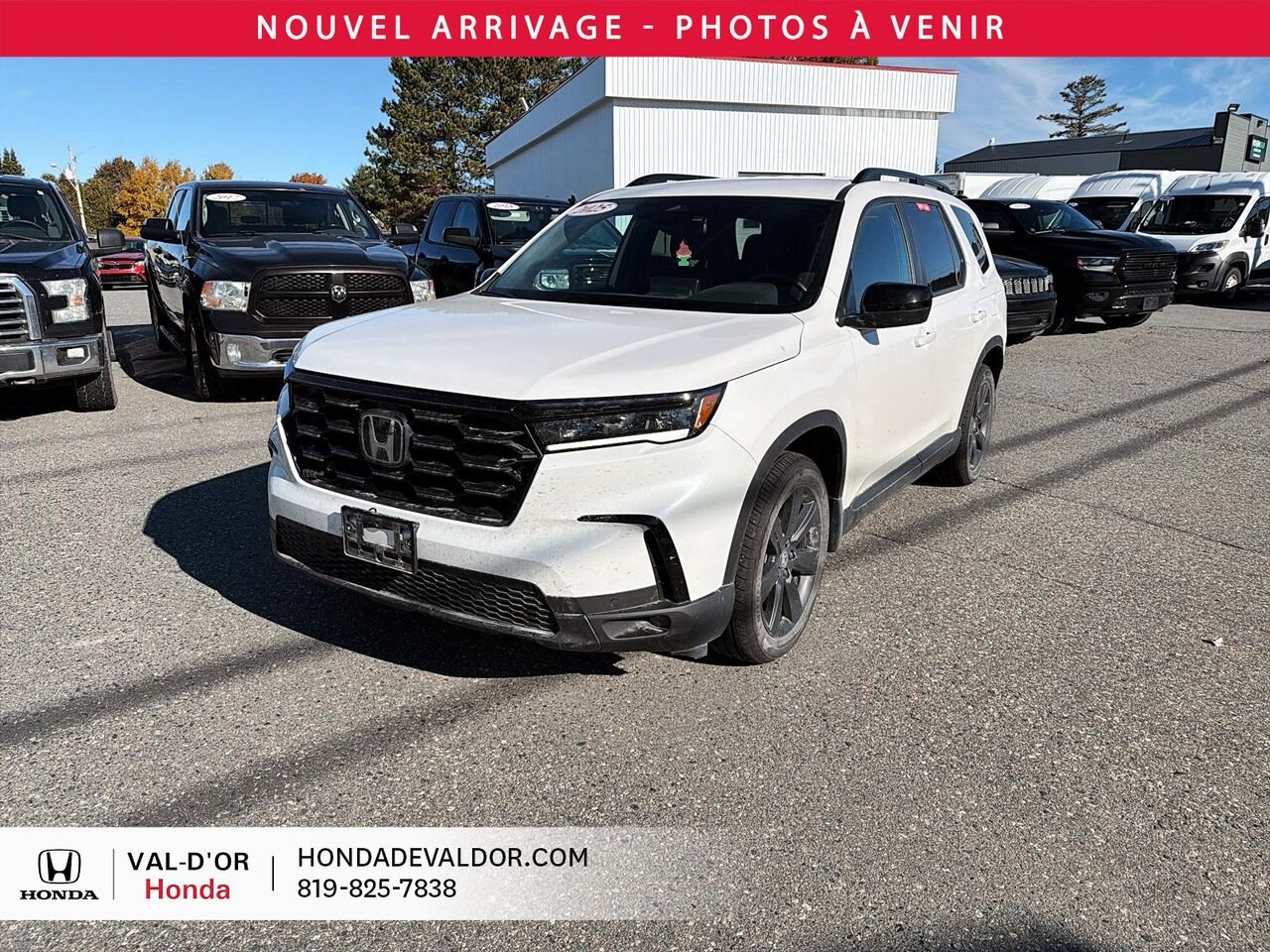 Honda Pilot Sport AWD 2025 Blanc Val-d'Or - photo #0