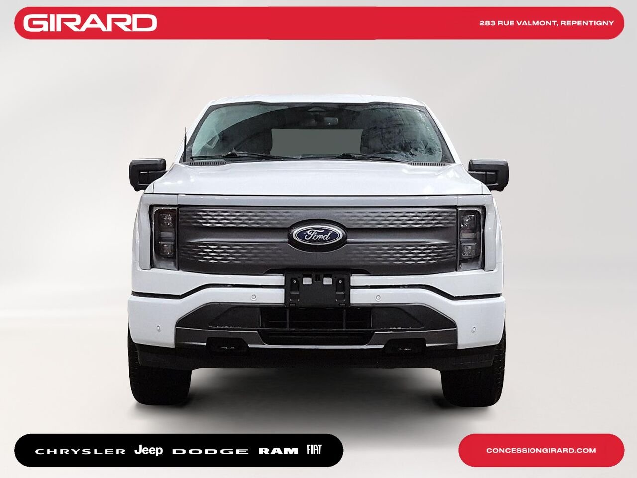 Ford F-150 LIGHTNING 2023 Blanc Repentigny - photo #1