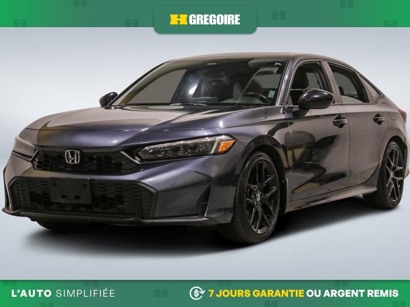Honda Civic 730223 | Sport AUTO A/C TOIT GR ELECT MAGS CAM RECUL BLUETO 2025 Gris Laval - photo #2