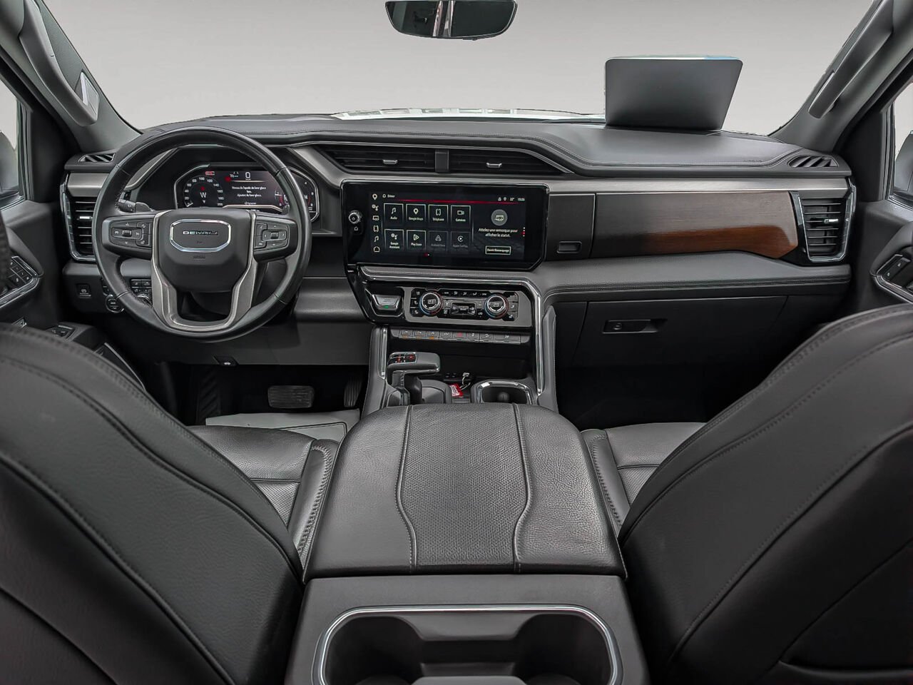 2024 GMC SIERRA 1500 4WD CREW CAB PICKUP Denali Toit Ouvrant Affichage Tête Haute Diesel White Sherbrooke - photo #15