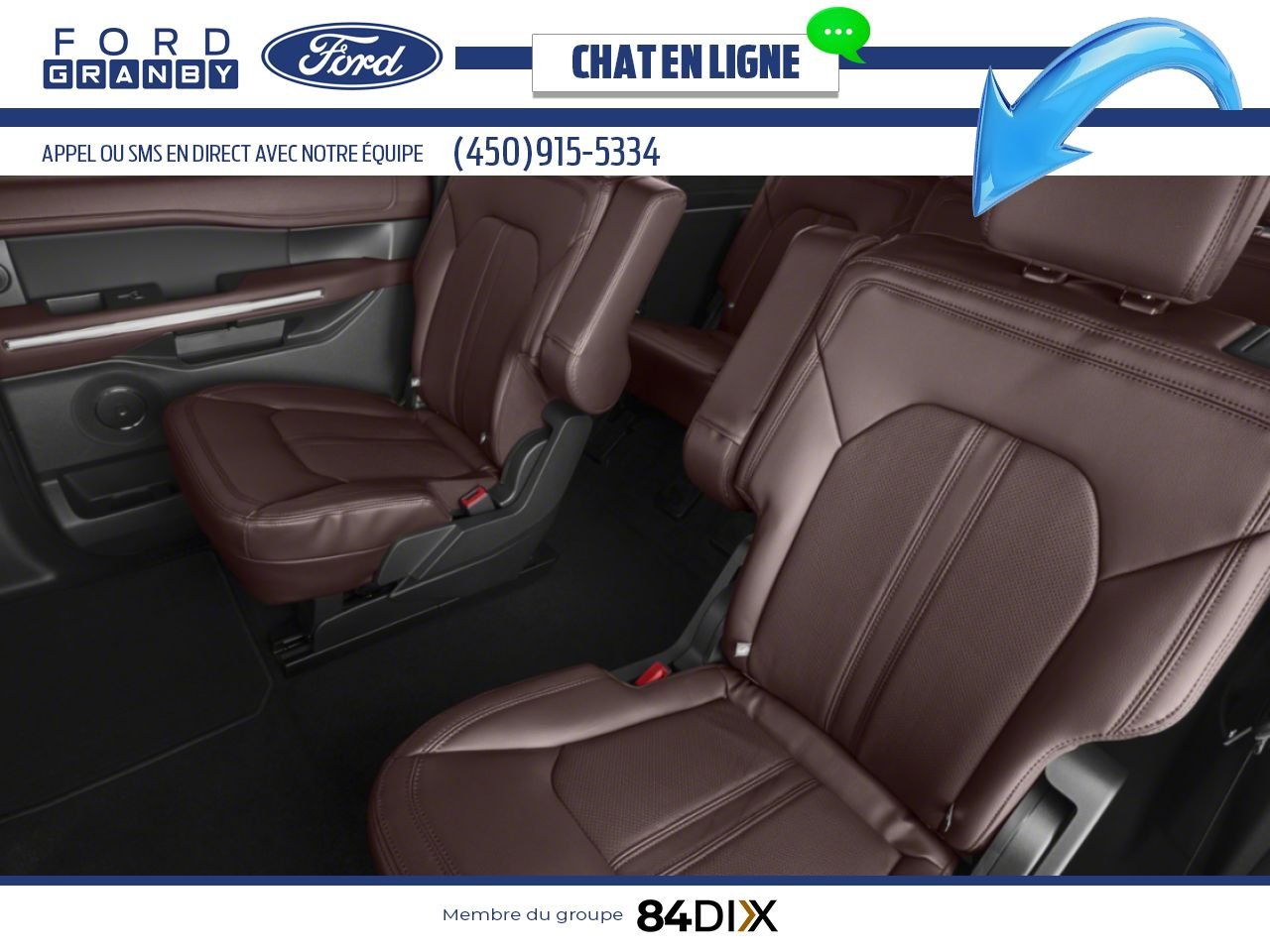 Ford Expedition 2022 Noir agate Granby - photo #8