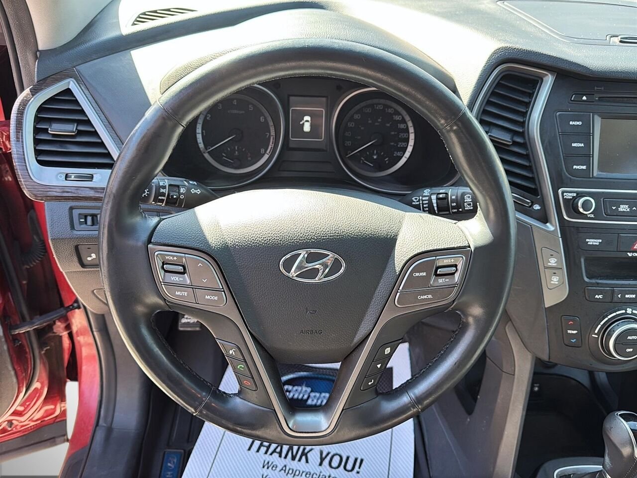2017 HYUNDAI SANTA FE SPORT PREMIUM Red Saint-Hyacinthe - photo #11