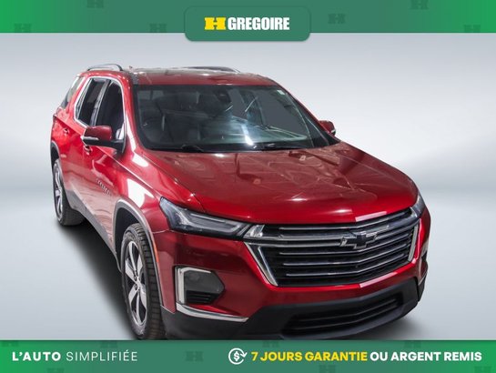 Chevrolet Traverse LT True North AWD AUTO A/C CUIR TOIT MAGS CAM RECU 2022 Rouge