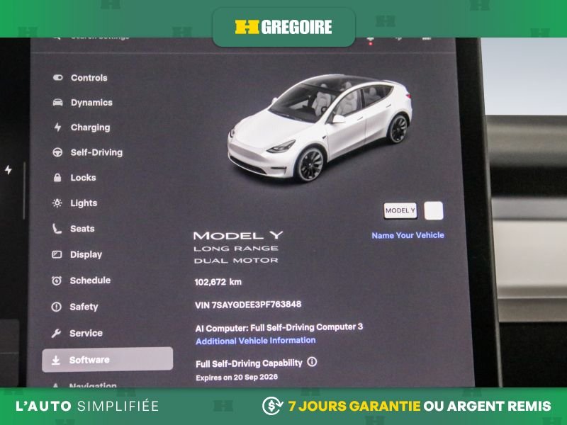 2023 Tesla Model Y White Saint-Eustache - photo #22