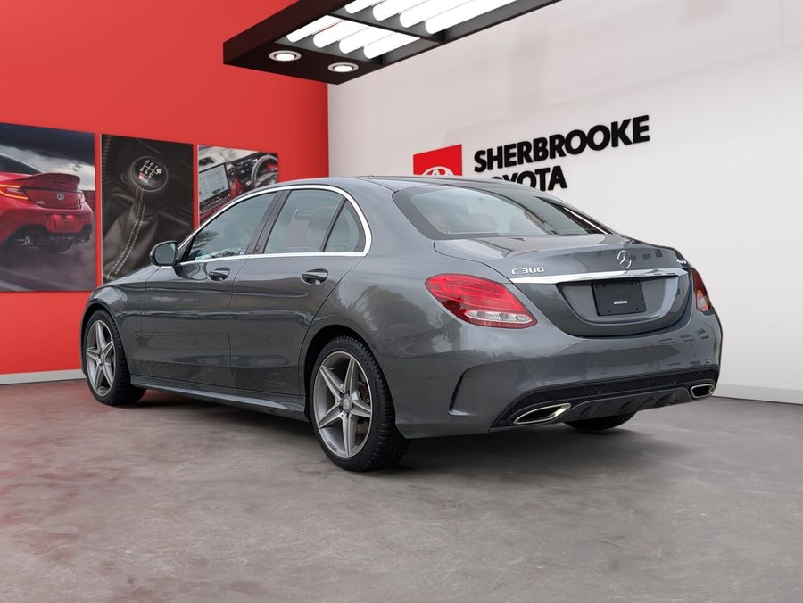 Mercedes-Benz Classe-C C-CLASS C300/SIÈGES CHAUFFANTS ET EN CUIR/AC BIZONE/CAMÉRA DE RECUL 2017 Gris