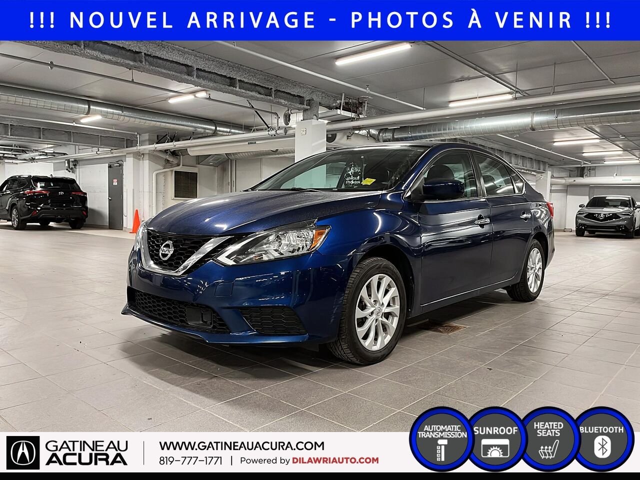 2019 Nissan Sentra SV Blue Gatineau - photo #0