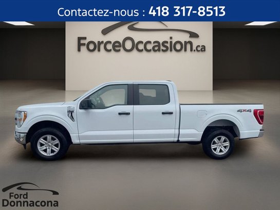 Ford F-150 XLT cabine SuperCrew 4RM caisse de 6,5 pi - 3,5 ECOBOOST - PROPRE - BAS KILOMÉTRAGE 2022 Blanc