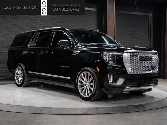 2021 GMC Yukon XL Denali | Heated & Ventilated Seats | Panoramic Sunroof | Rear Seat Media Black