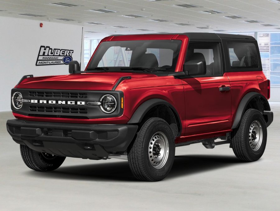Ford Bronco de base 2 portes 4x4 2026 Rouge rubis métallisé teinté verni