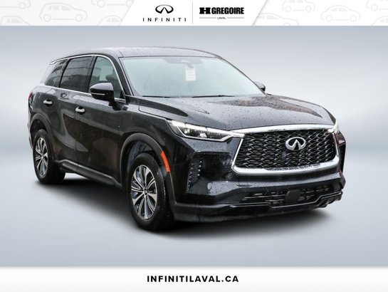 2024 Infiniti QX60 PURE CUIR TOIT MAGS 18 POUCES Black
