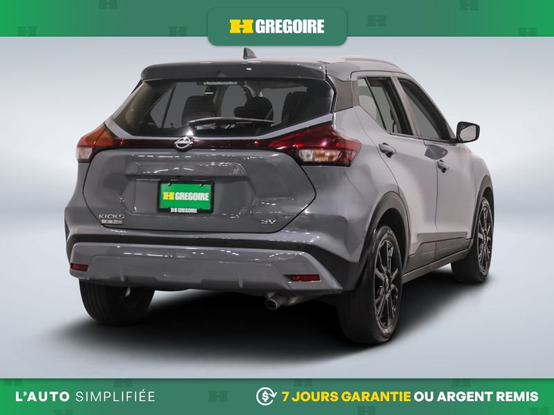 Nissan Kicks 823265 | SV AUTO A/C GR ELECT MAGS CAM RECUL BLEUTOOTH 2022 Gris Laval - photo #8