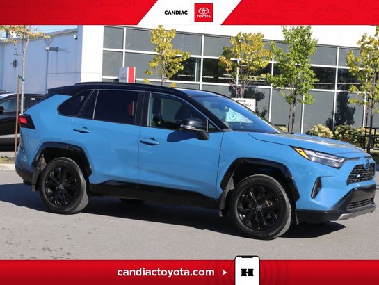 Toyota Rav 4 Hybrid XSE AWD-VOLANT CHAUF-TOIT OUVRANT-MAGS 2022 Bleu