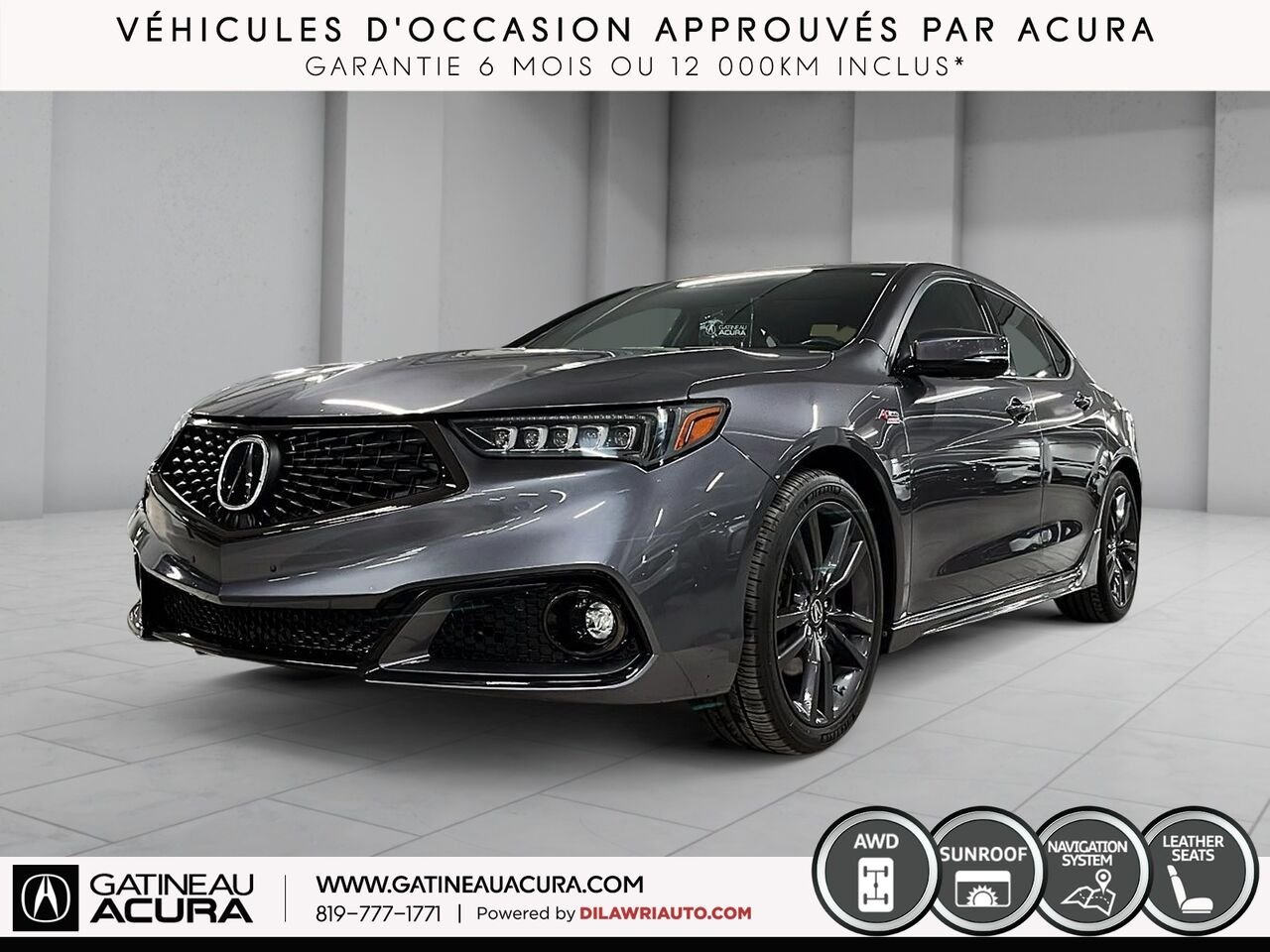 2020 Acura TLX A-Spec Tech SH-AWD Grey Gatineau - photo #0