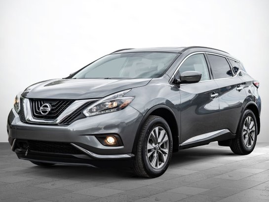 2018 Nissan Murano SV AWD CUIR TOIT GPS CAMERA ANTIVOL BAS KM 75723 Grey