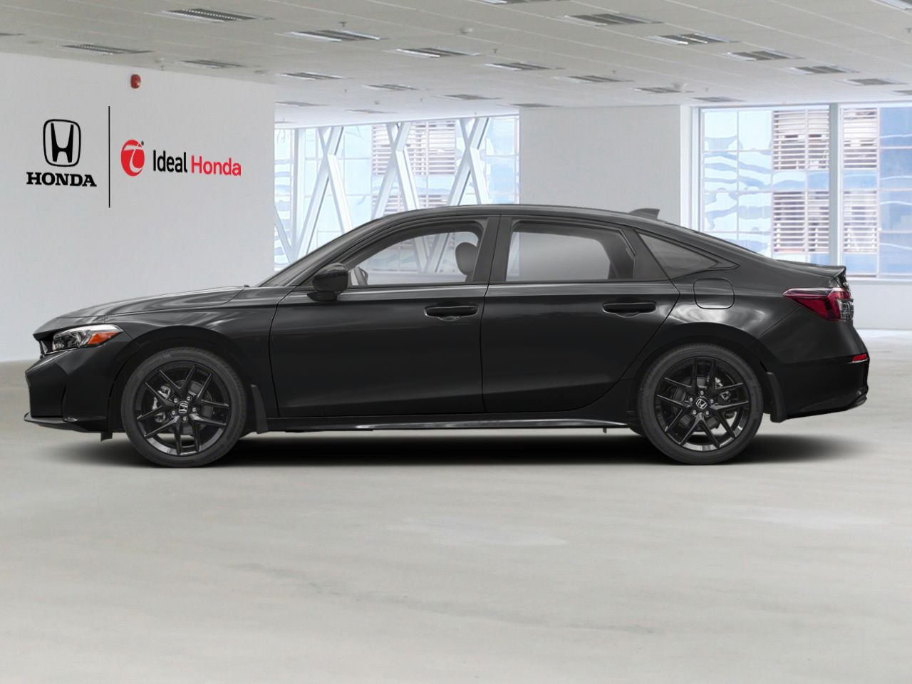2026 HONDA Civic Sedan Hybrid Crystal Black Pearl Mississauga - photo #2