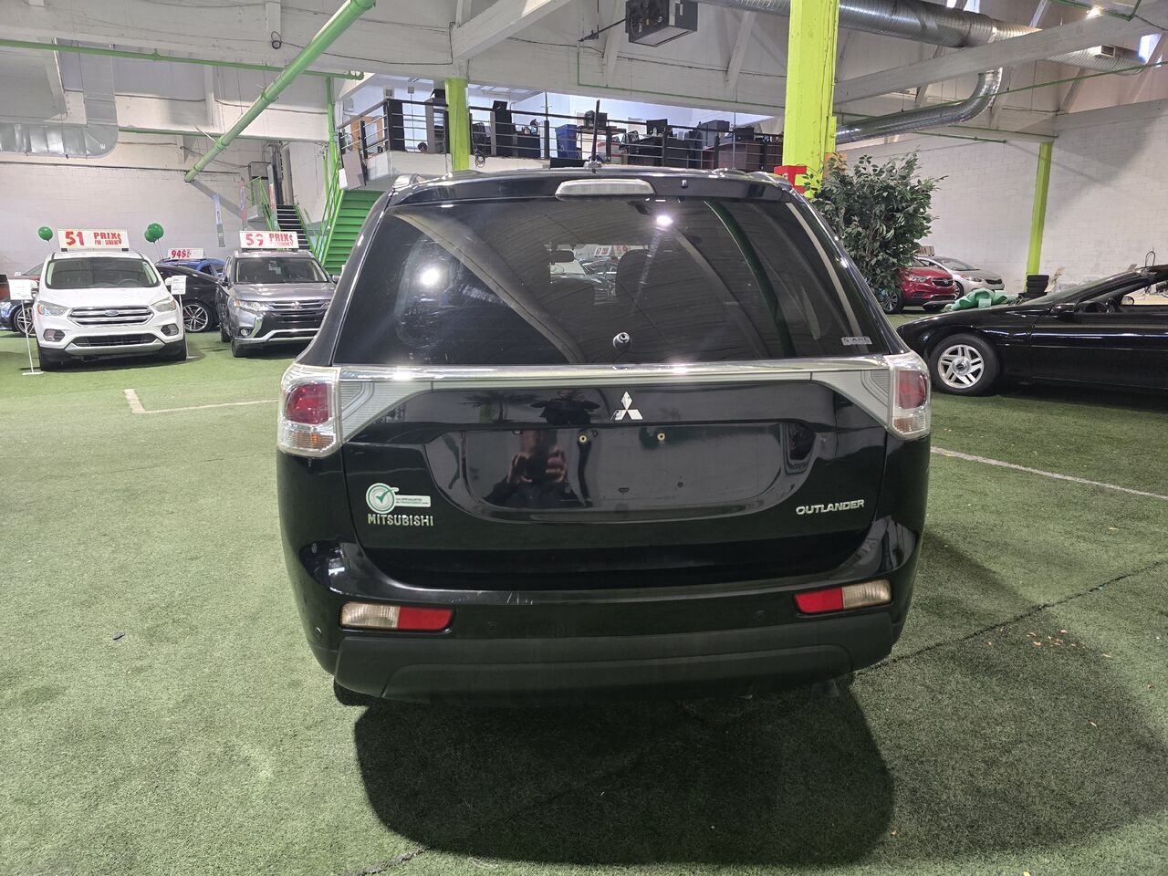 2014 Mitsubishi Outlander Black  - photo #4
