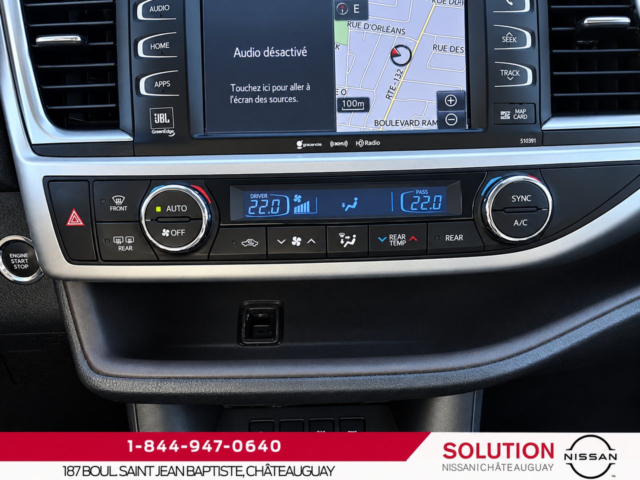 Toyota Highlander Limited TI 2019 Noir Châteauguay - photo #23