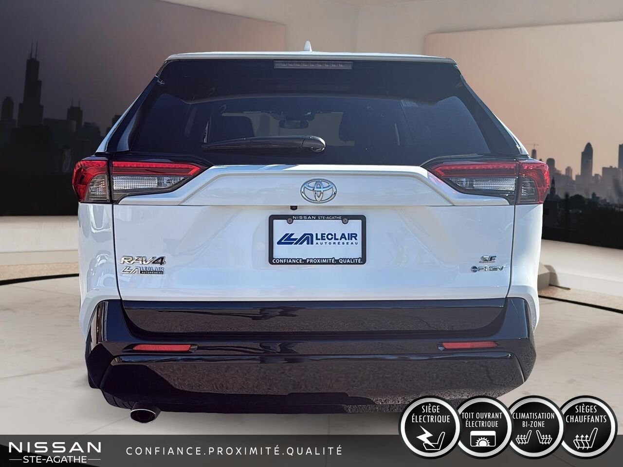 Toyota RAV4 hybride rechargeable 2025 Blanc Saint-Jérôme - photo #3
