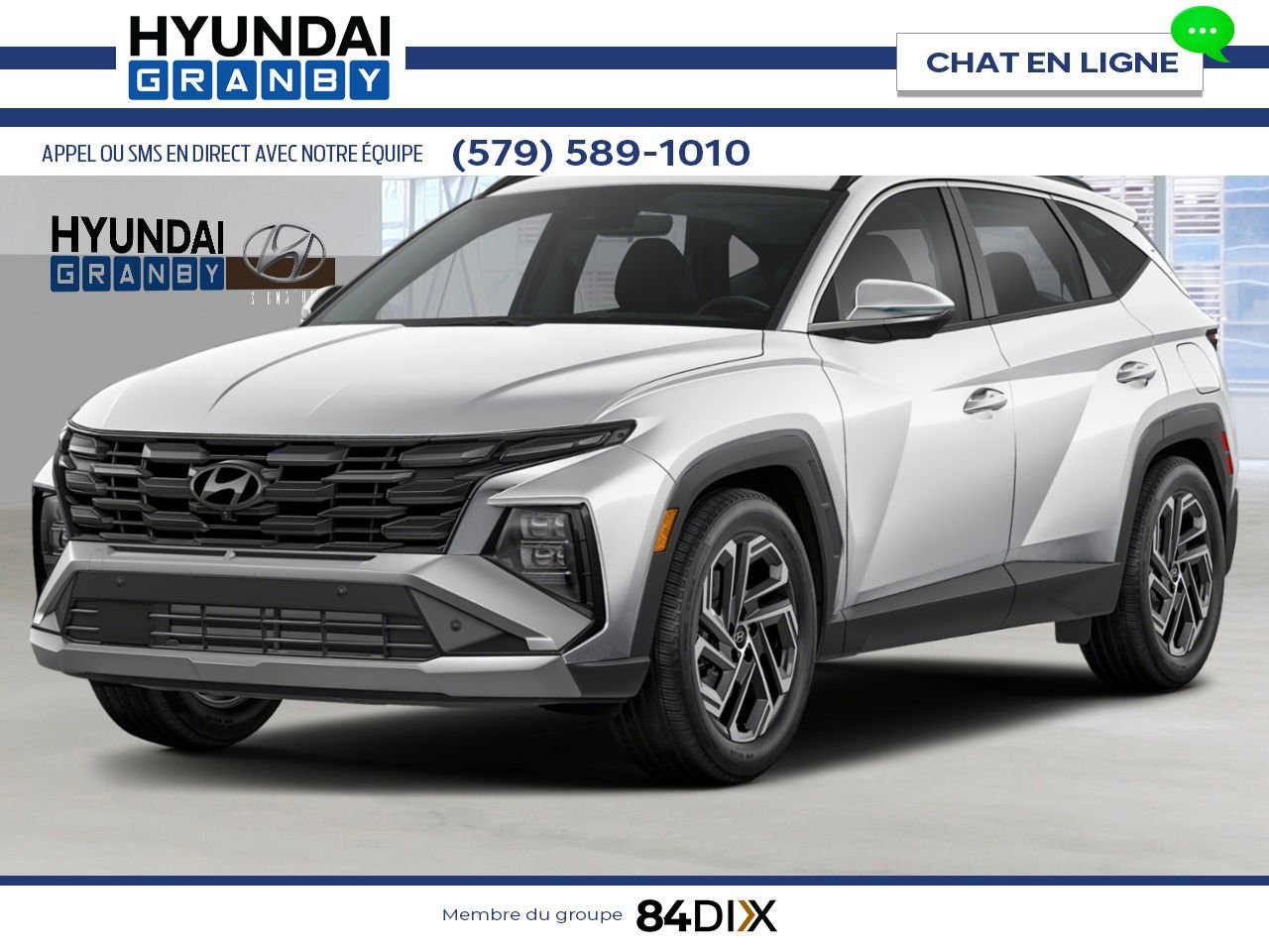 HYUNDAI Tucson hybride rechargeable 2025 Gris titan Granby - photo #0