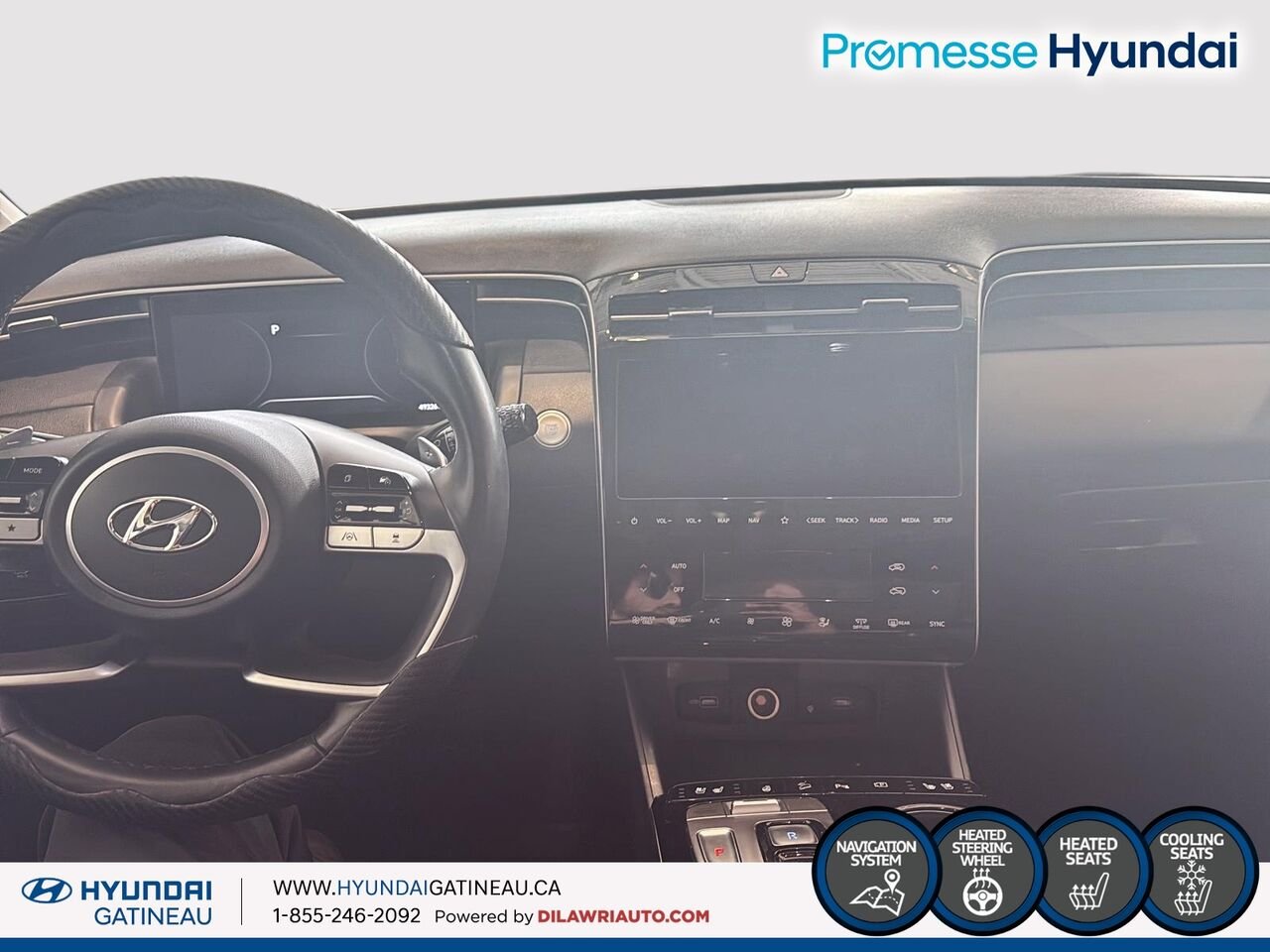 Hyundai Tucson hybride Ultimate TI*** cuir , toit ouvrant , navigation et plus *** 2022 Gris Ottawa & Gatineau - photo #7