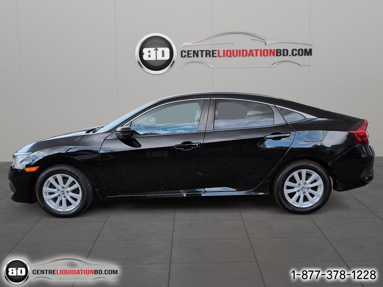 2016 Honda Civic Berline LX 4 portes CVT | BD0437 Black Granby - photo #8