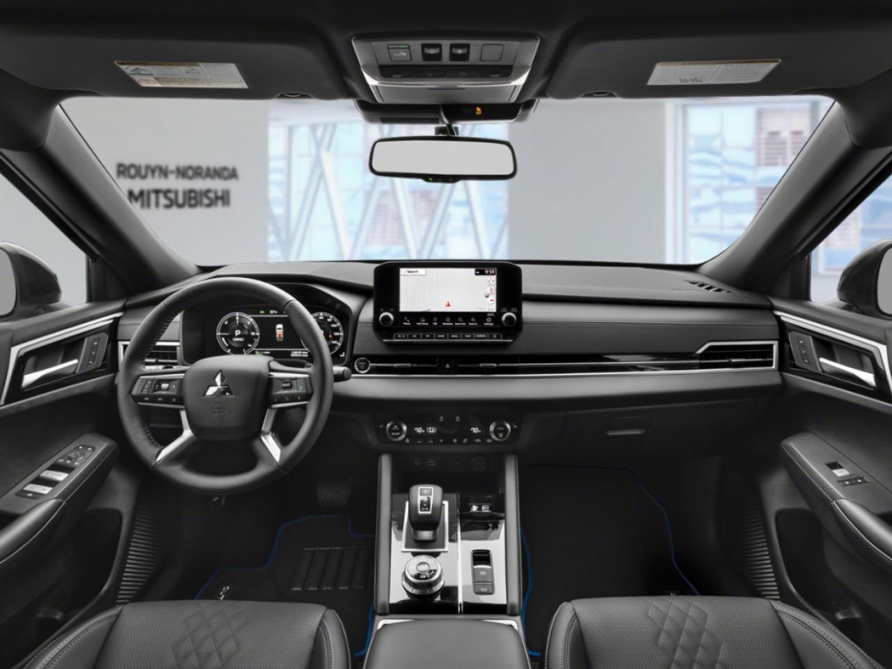 Mitsubishi Outlander PHEV GT NOIR S-AWC 2026 Fini taillé diamant Noir de qualité supérieure Rouyn-Noranda - photo #9